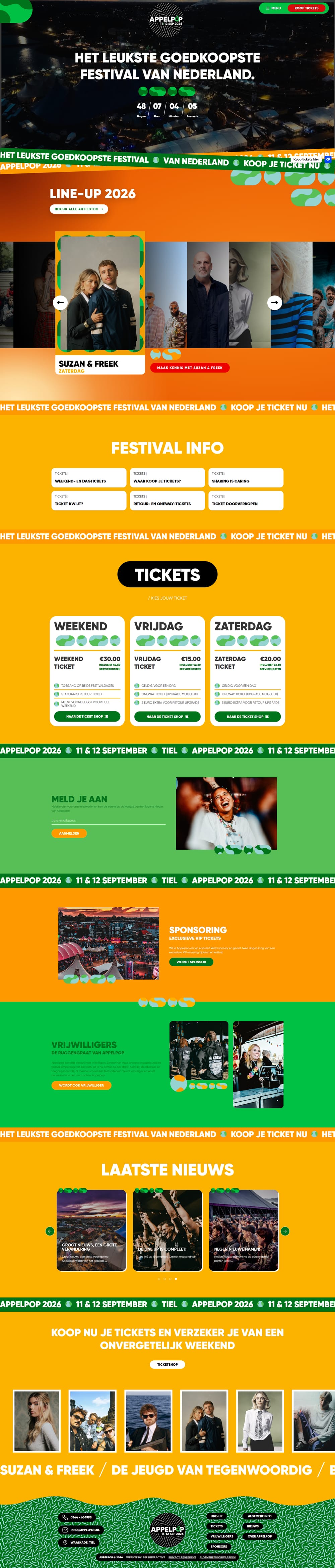 Appelpop website by Devjour Technologies