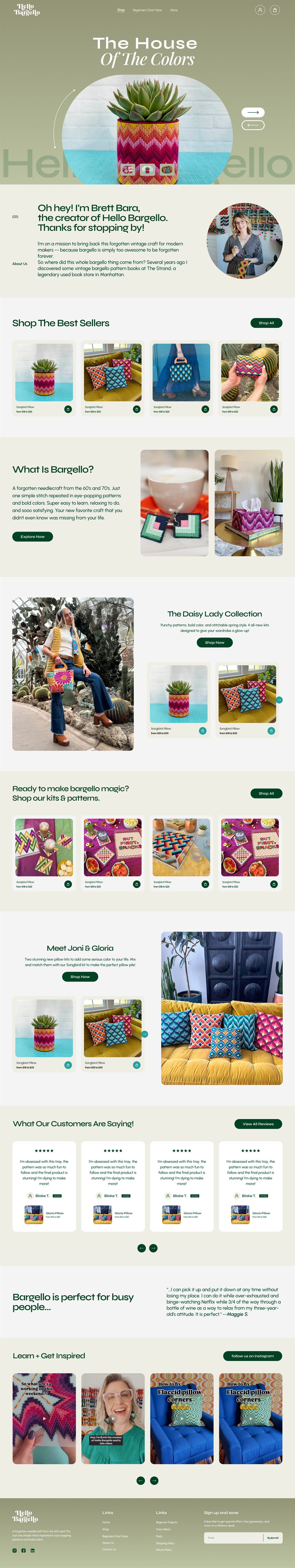 Hello Bargello case study