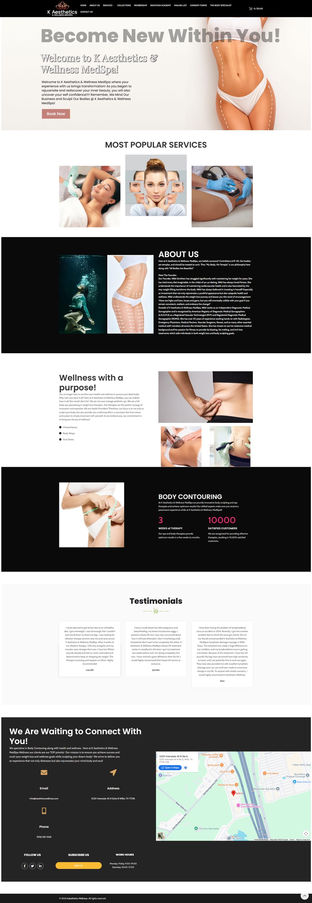 K Aesthetics & Wellness case study