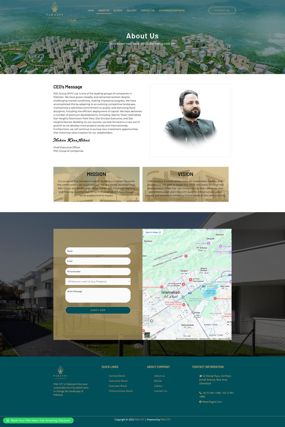 Pak Cities page