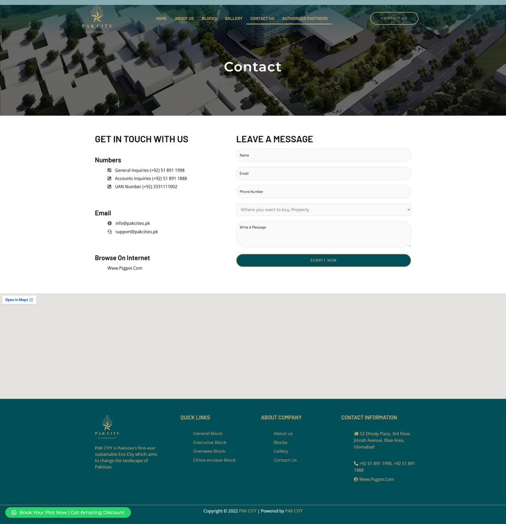 Pak Cities page
