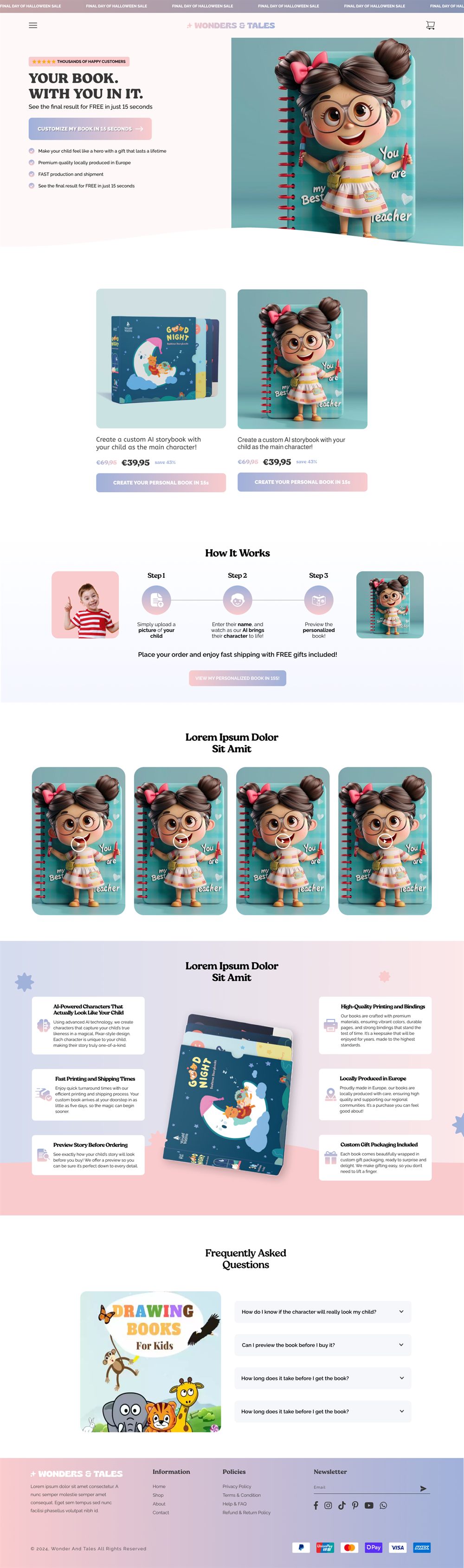 Wonder & Tales case study
